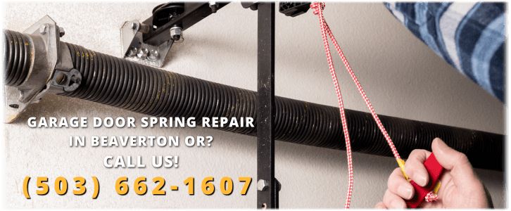 Broken Garage Door Spring Beaverton OR